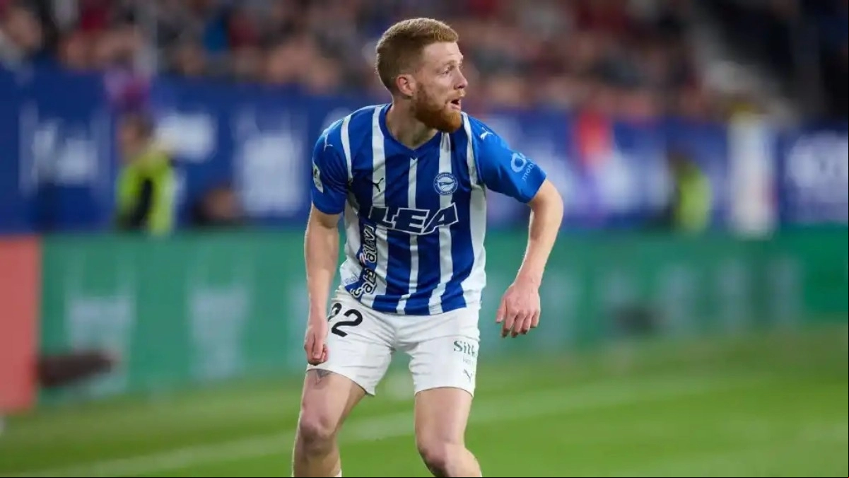 Carlos Vicente, jugador del Deportivo Alavés