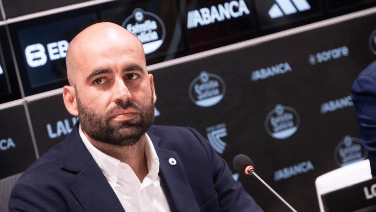 Claudio Giráldez, entrenador del Celta