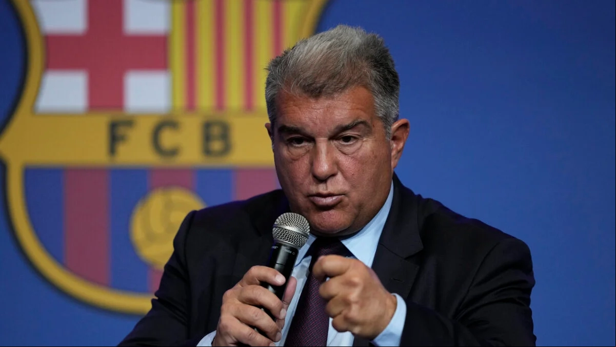 Joan Laporta, president of FC Barcelona