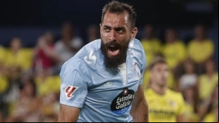 Borja Iglesias, delantero del Real Betis que está cedido en el Celta de Vigo