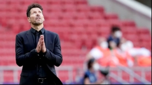 Diego Simeone, coach of Atlético de Madrid.
